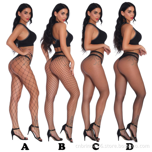 15D Summer Hot Sale Sexy Women's Ladies Girls Fence Net Stockings Lace Fishnet Thigh-Highs Sheer Silk Stocking Hollow Stockings